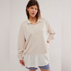 Free People Olivia long tunic top
